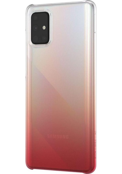Galaxy A51 İle Uyumlu Koruyucu Kılıf Kırmızı Gp-fpa515wsbrw
