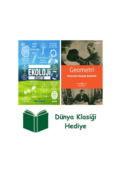 Ekoloji Kitabı Ciltli + Geometri + Dünya Klasiği Hediye