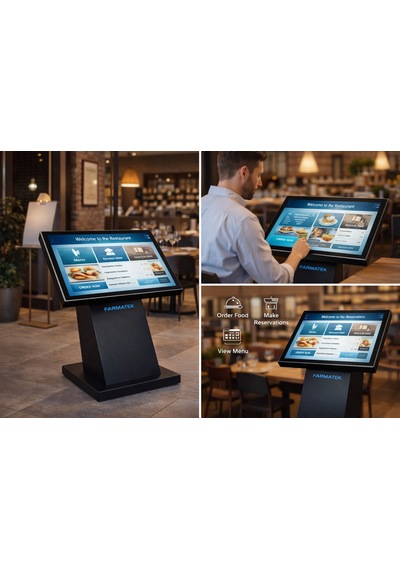 Touchscreen Desk Kiosk - 65"