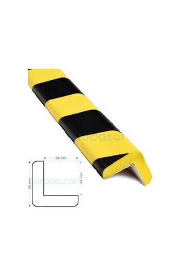 Puffyguard Kenar Köşe Koruyucu L2 - Model L2 - 1 Metre - 34x34x45mm - Tip : E H