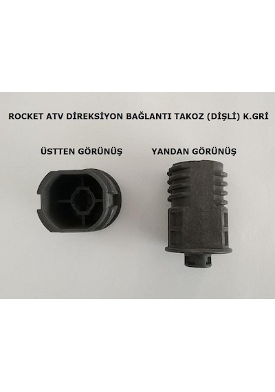 Pilsan Akülü Araba Direksiyon Takozu Gövdesi Göbek Rocket Atv