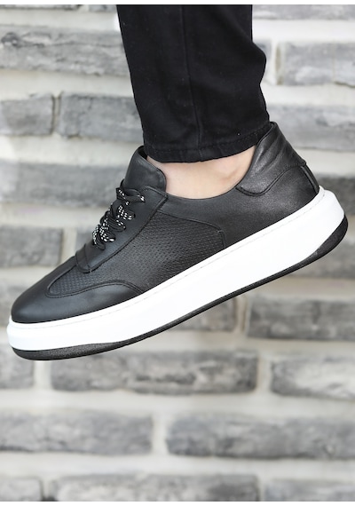 Hakiki Deri Günlük Rahat Erkek Sneaker Ayakkabı Agen5775 001