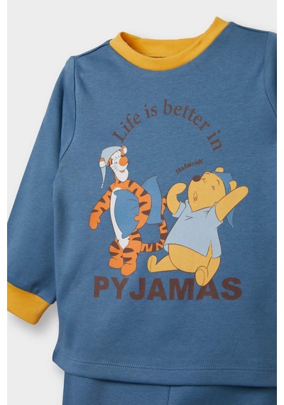 Defacto %100 Pamuklu Dısney Wınnıe Beli Lastikli Pijama Takımı Erkek Bebek F4582A525WN Defacto %100 Pamuklu Dısney Wınnıe Beli Lastikli Pijama Takımı Erkek Bebek F4582A525WN
