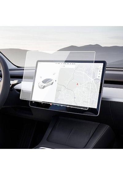 Tesla Model Y Juniper İçin Uyumlu Ekran Koruyucu Seti 2 Parça