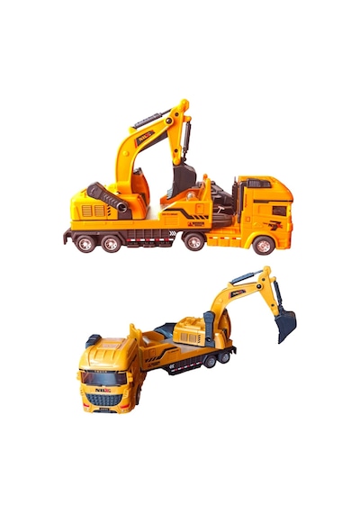 Sürtmeli Oyuncak Kamyon Kepçe - 26 Cm