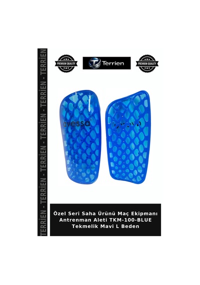 Özel Seri Saha Ürünü Maç Ekipmanı Antrenman Aleti Tkm-100-blue Tekmelik Mavi L Beden