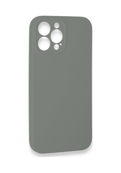 Apple iPhone Uyumlu,  13 Pro Max Kılıf Lansman Legant Silikon - Gri
