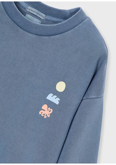Mayoral Boston Erkek Çocuk Sweatshirt Mavi
