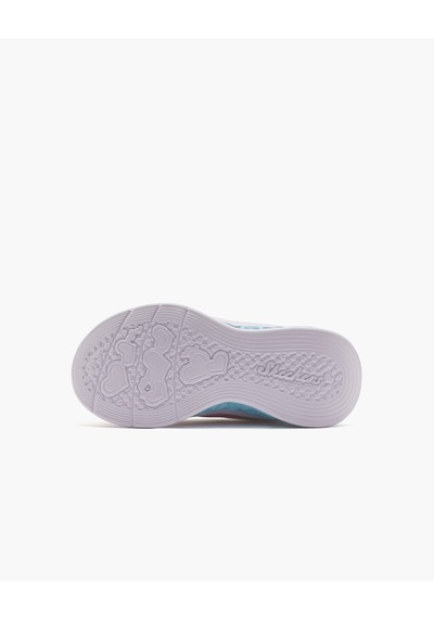 Skechers Flutter Heart Lights - Groovy Swirl Küçük Kız Çocuk Beyaz Işıklı Spor Ayakkabı 303253n Wmlt Beyaz
