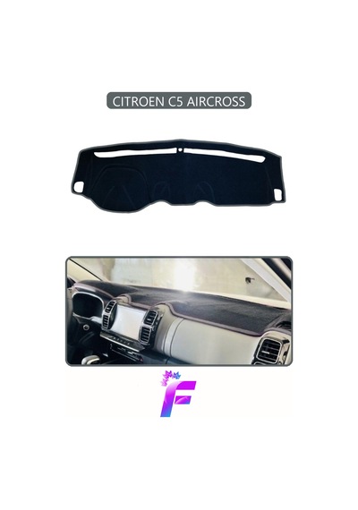 Cıtroen C5 Aırcross Araca Özel Torpido Örtüsü Hızlı Montaj Kaymaz Tasarım Tam Koruma D92