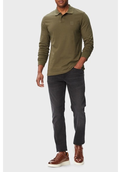 Boss Pamuklu Slim Fit Düz Paça Jeans Erkek Kot Pantolon 50471010 008 Siyah