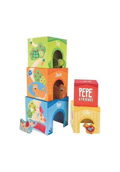 Hape Friendship Tower - Ahşap Küpler