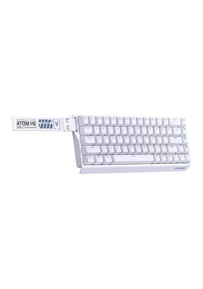 Mk811 Atom He68 White Magnetic Emerald Switch 8k Hz Hall Effect İngilizce Gaming Klavye
