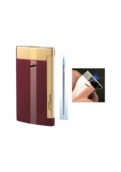 S.T. Dupont Slim 7 Çakmak 027707 Lake Bordo Altın