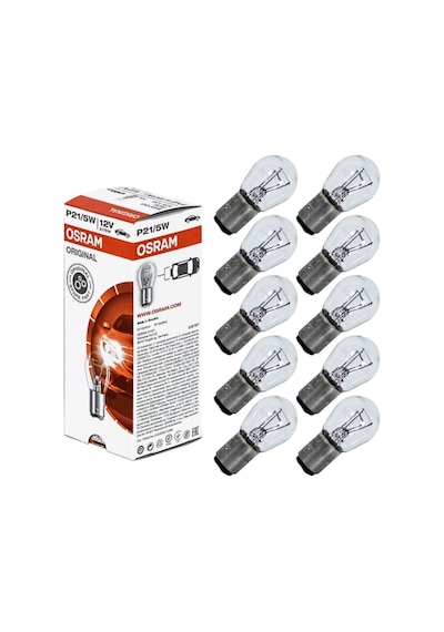 Ars-Tuning 12V P21/5W Park Stop Ampulü Çift Duylu 10Adet Osram 7528