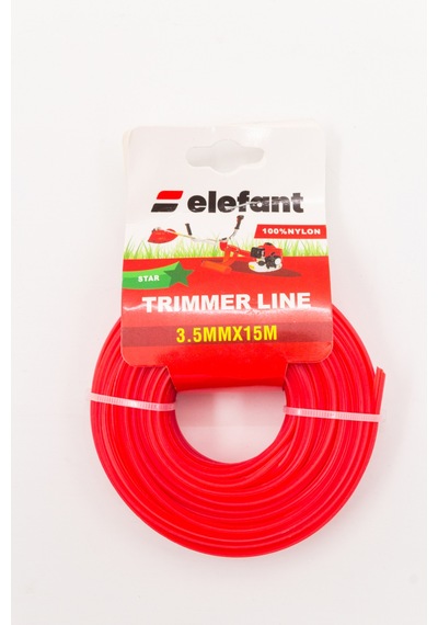 Elefant Tırpan Misinası Motorlu Tırpan Yıldız Misina 3,5mm X 15 Metre