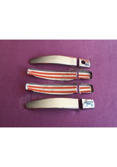 Woc Chrome Opel Signum Krom Kapı Kolu 2003-2008 4 Kapı Paslanmaz