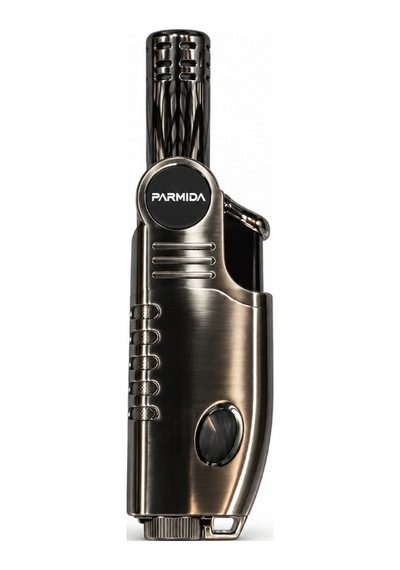 Parmida Tek Torch Pürmüz Gunmetal Metal Puro Çakmağı Tr9655