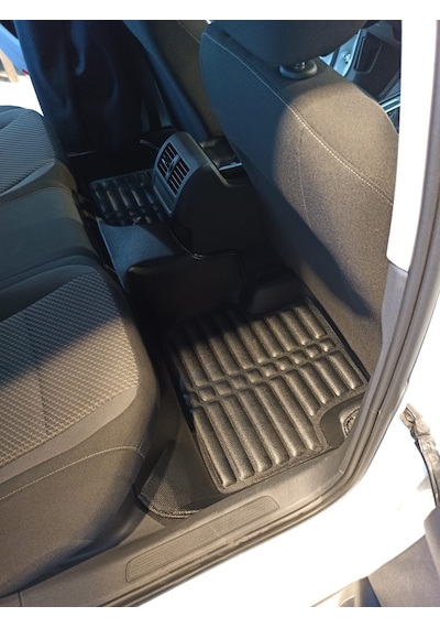 Neo5D Vw Passat B8/B8.5 2015-Günümüz Siyah Havuzlu Deri Paspas