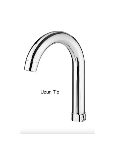 Mintev Krom Uzun Delta Mutfak Lavabo Borusu
