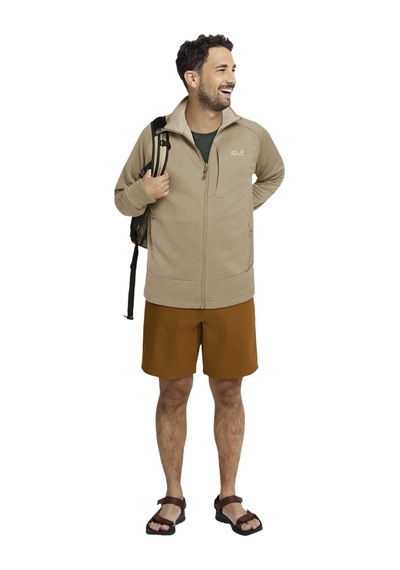 Jack Wolfskın Jack Wolfskin Anytrail Fz Erkek Bej Polar Ceket A0083
