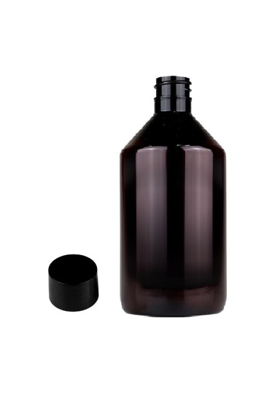 500ml Pet Kahverengi Düz Kapaklı Şişe, 12 Adet, Plastik Şişe, Esans Şişesi, Medikal Şişe, Kozmetik Şişe, Ecza Şişesi Kahverengi