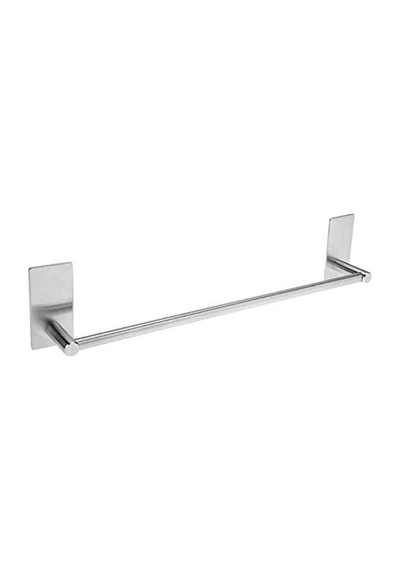 Kendinden Yapışkanlı Paslanmaz Çelik Havluluk Askılık, 40 Cm Açık Ceviz