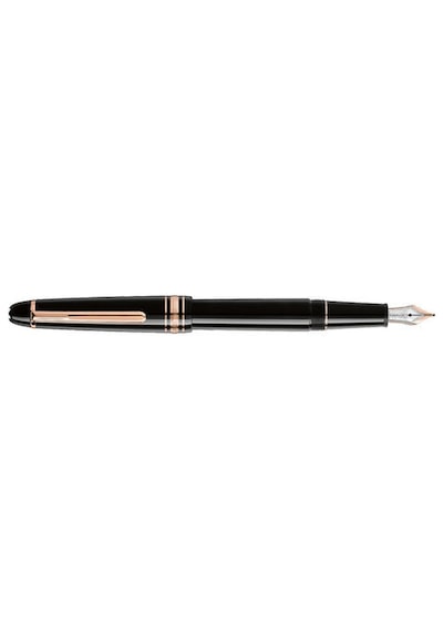 Montblanc Meisterstück Kırmızı Altın Kaplamalı Klasik Dolma Kalem N11.9734