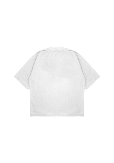 Camblys Erkek Oversize Basic T-shirt Beyaz