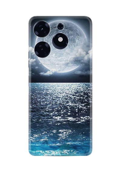 Tecno Spark 10 Pro Kılıf Resimli Desenli Baskılı Silikon Great Moon 1301