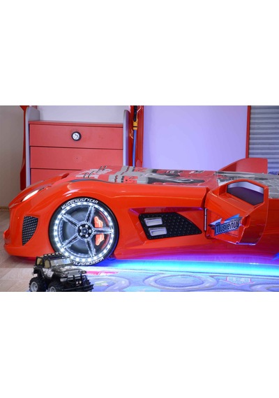 Setaymobilya Arabalı Yatak , Audi V7 Full Led+ Full Kapıları Açılan + Koltuklu