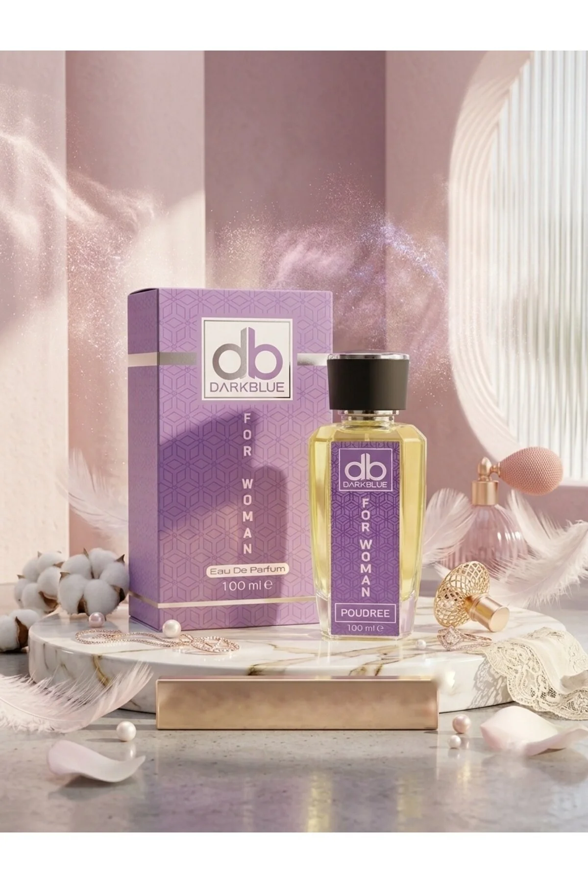 Poudree 100ml Kalıcı Etkili Pudralı Kadın Parfümü Pudra