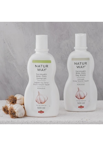 Otacı Naturway Sarımsaklı Bitki Özlü Şampuan 2 x 500 ML