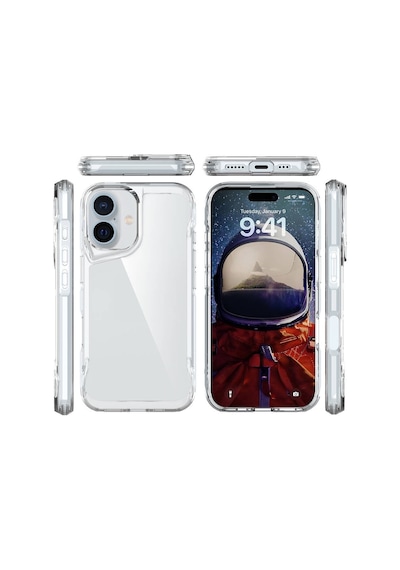 Apple Uyumlu iPhone 16 Plus Kılıf Zore T-max Kapak Seffaf