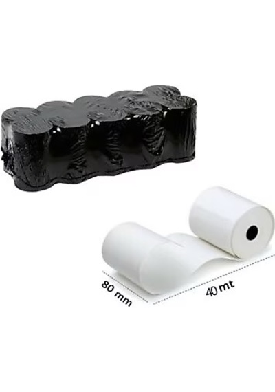 Şeylişeyler - 80 40 Mm Termal Adisyon Rulosu 1 Paket 10 Rulo