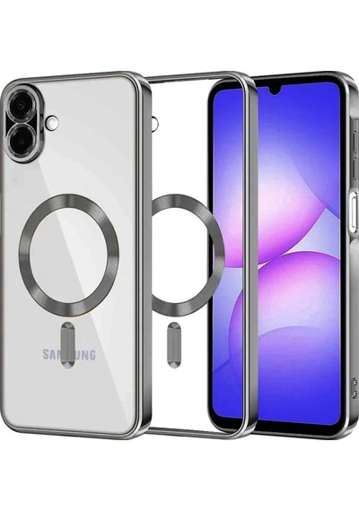 Newface Samsung Galaxy Uyumlu A07 Kross Magneticsafe Kapak - Glblseme - 97 Titan Gri