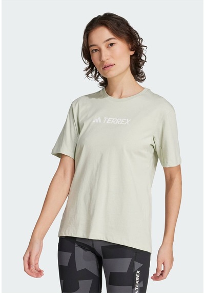 Adidas Terrex Classic Logo Kadın Yeşil T-shirt --yeşil --yeşil