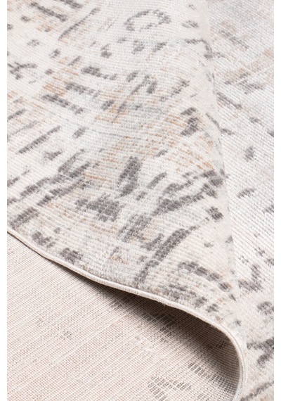Polipropilen Polyester Pamuk Tabanlı Dokuma Halı Otantik Modern Salon Mutfak Halısı Multi Rengi R0091a Krem
