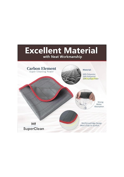 Carbon Glasscloth - Karbon Cam Bezi - 40x40 Cm - 425 Gsm