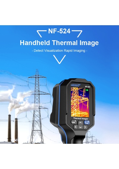 Vkemall Noyafa Nf-524 Kızılötesi Termal Görüntüleme Cihazı 120 90 Elde Taşınabilir Test Siyah