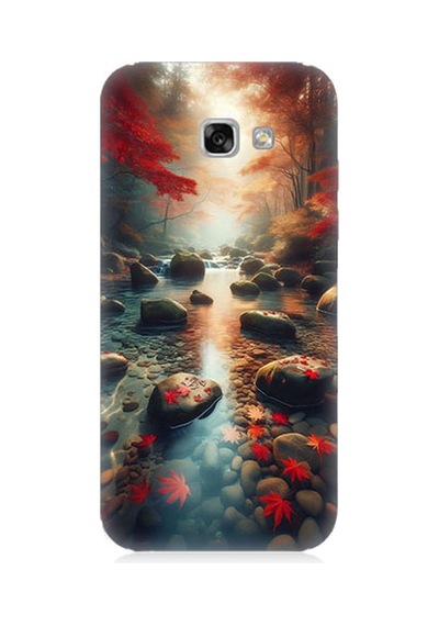 Samsung Galaxy A3 2017 Uyumlu Huzurlu Orman Desenli Silikon Kılıf