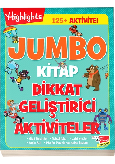 Focus_Gelişim Jumbo Kitap Dikkat Geliştirici Aktiviteler