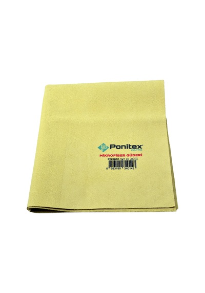 Ponitex 3610 Mikrofiber Güderi Oto Kurulama & Temizlik Bezi 50 x 60 12 Adet