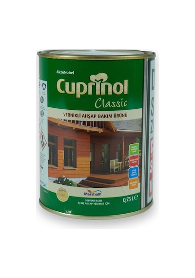 Cuprinol Vernikli Ahşap Bakım Ürünü Naturel 0,75 L