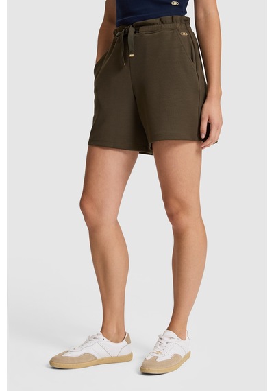 U.s. Polo Assn. Kadın Koyu Haki Şort Örme 50323514-vr111