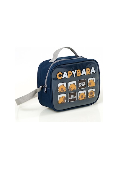 Capybara Orijinal Lisanslı Beslenme Çantası Su Geçirmez Ve Isı Lacivert