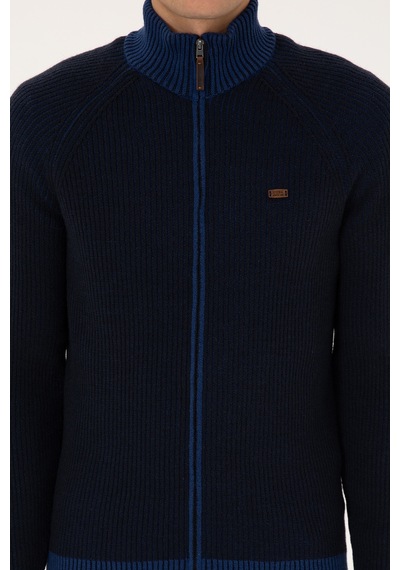 U.s. Polo Assn. Erkek Lacivert Hırka Triko 50315873-vr033 Lacivert