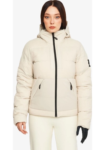 Jack Wolfskin Wandermood Down Kadın Bej Mont 1207321-6260 Gri