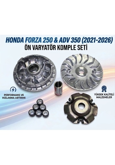 Honda Forza 250 Ve Adv 350 Ön Varyatör Takımı Komple 2021-26 Ön Debriyaj Seti Moto Eay