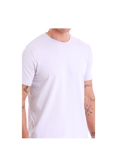 Hatemoğlu Lila Regular Fit Düz Bisiklet Yaka Pamuklu Triko Tişört 35102023c003 013 Lila